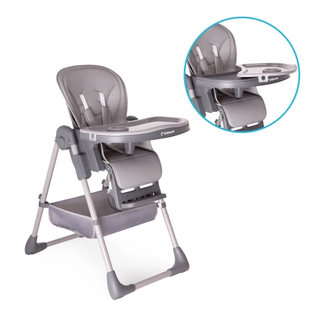 Kidnort Jordgubbe Krzesełko do Karmienia Szare