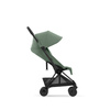 Cybex Coya Wózek Spacerowy Rama Matt Black Leaf Green + Cybex Coya Moskitiera Black