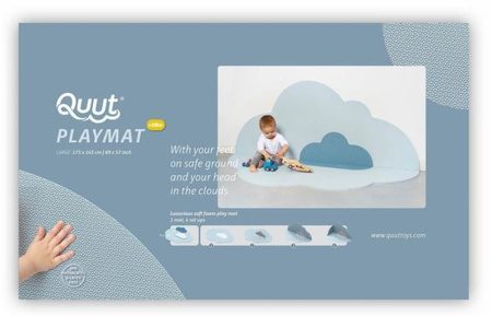 Quut Playmat Mata do Zabawy Duża Chmurka Dusty Blue