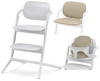 Cybex Lemo Krzesełko do Karmienia 3w1 + Komfortowa Wkładka All White