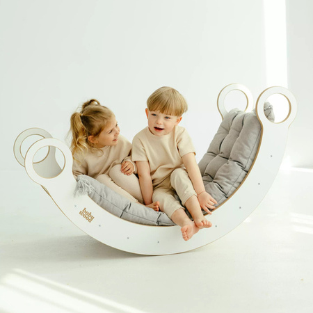 Baby Wood Bujak Drewniany L Biały