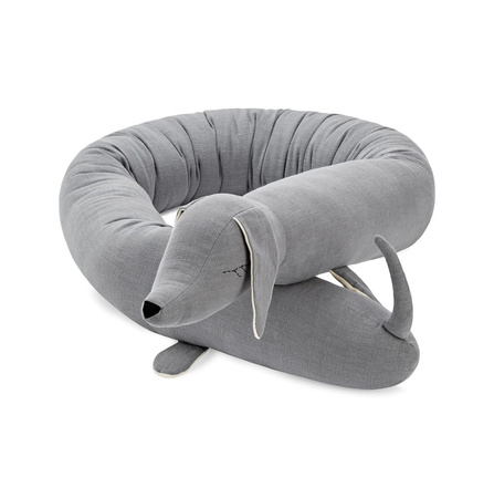 SenLove Ochraniacz do Łóżeczka Piesek Szary