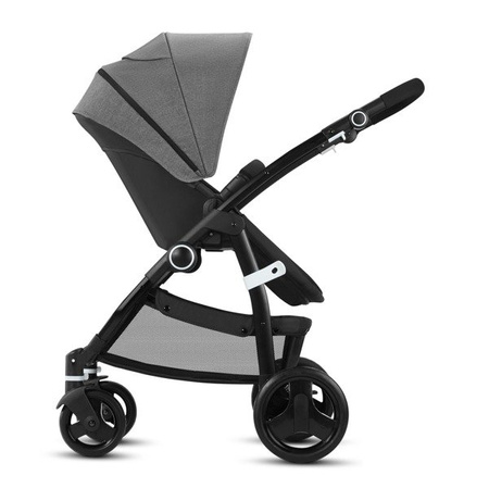 Cybex Cbx Leotie Pure + Shima zestaw 3w1 Wózek Głęboko-spacerowy + Fotelik Samochodowy 0-13kg Smoky Anthracite