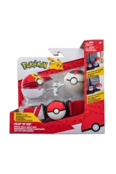 Pokémon: Pas Clip 'N' Go Pokéball Premium + Machop Jazwares