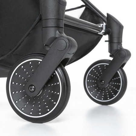 Espiro Galaxy Wózek Głęboko-Spacerowy + Gondola Una + Adaptery Zestaw 2w1 17 Graphite Street + Grey Center