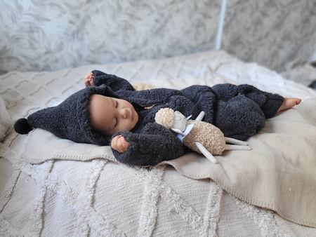 Zaffiro Nevada Kombinezon Wełniany Dla Dzieci 50/56 Anthracite