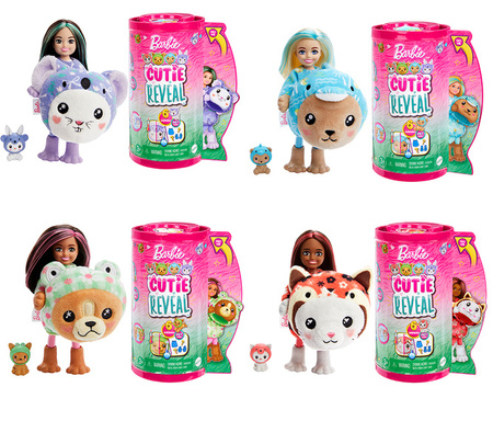 Mattel Urocza Barbie – Seria Chelsea Animal Mix Wzorów