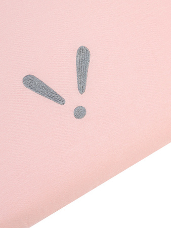 Piapimo SleepSweet Prześcieradło Do Wózka z Haftem 80 x 40 cm Różowe