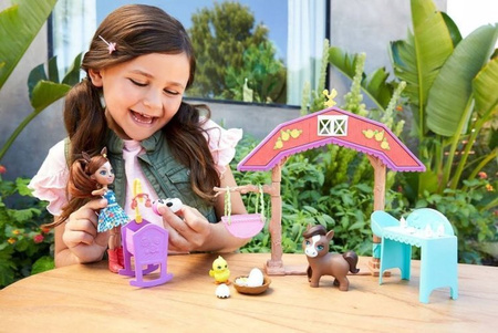 Enchantimals Żłobek Na Farmie Zestaw + Lalka i Zwierzątka GJX23