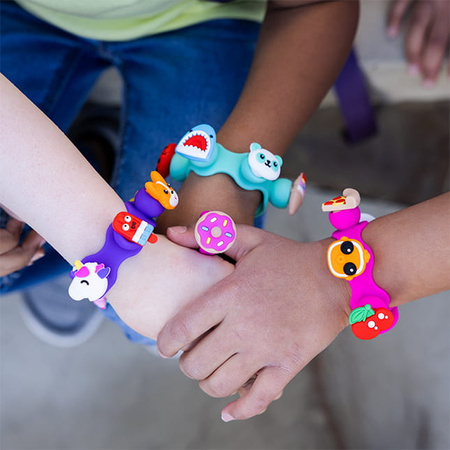 Fat Brain Toy Plip Charms Biżuteria Zestaw Różowy