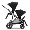Cybex Gazelle S Wózek Bliźniaczy Spacerowy Deep Black rama Taupe