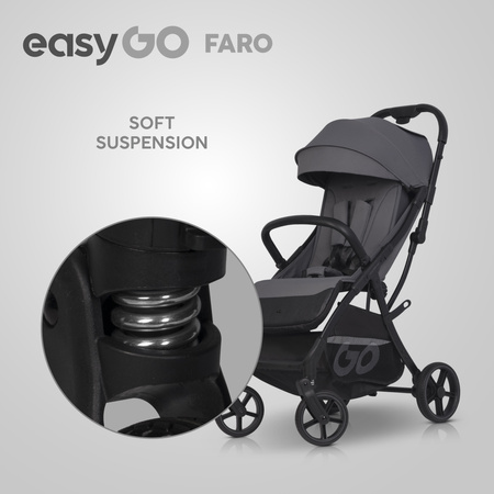Easy Go Faro Wózek Spacerowy Cloudy Gray
