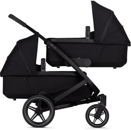 Joolz Geo 3 Twin Wielofunkcyjny Wózek Głęboko-Spacerowy dla Bliźniąt 2w1 Space Black