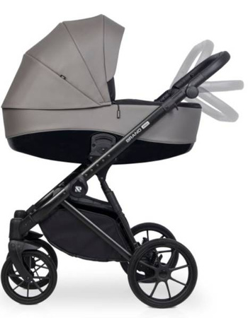 Riko Brano Pro Wózek Głęboko-Spacerowy 2w1 Anthracite