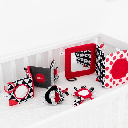 Canpol Babies Pluszowa Piłka Kontrastowa Sensory Toys 68/082