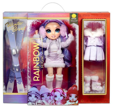 Rainbow High Fashion Winter Break Lalka Przerwa Zimowa Violet Willow