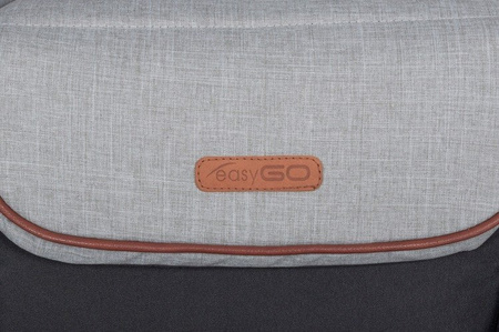 Easy Go Domino Wózek Bliźniaczy Latte