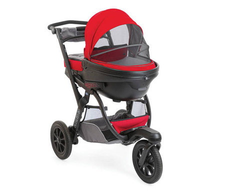 Chicco Trio Activ3 Wózek Wielofunkcyjny 3w1 Red Berry