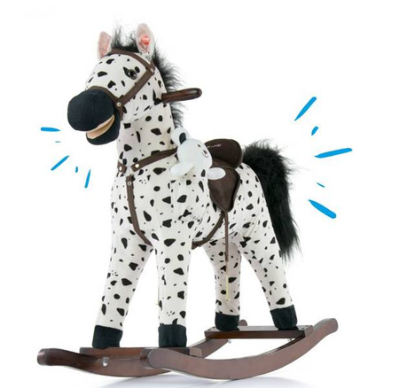 Milly Mally Koń Na Biegunach Mustang Black Dot