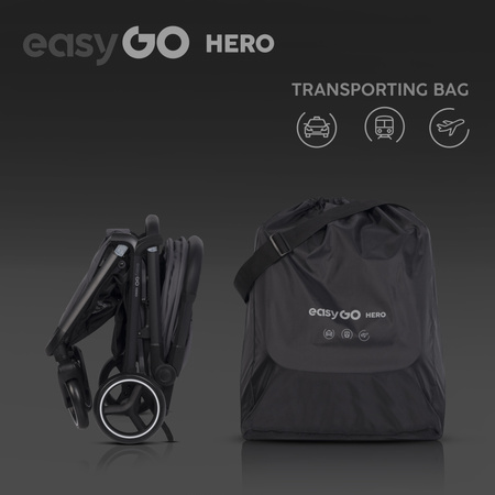 Easy Go Hero Wózek Spacerowy Cloud Gray