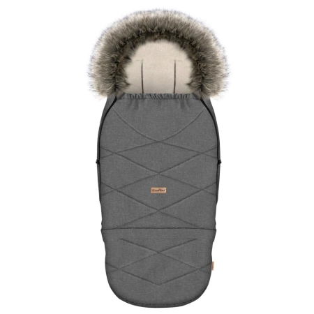 Zaffiro Regulowany Śpiwór z Torbą GrowUP Scandi 0-36m Grey