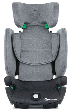 PETITE & MARS Fotelik samochodowy Elite Fix i-size 100-150 cm Misty Grey