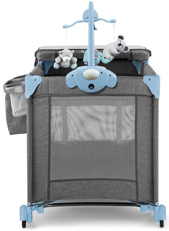 KinderKraft Joy Łóżeczko Turystyczne z Akcesoriami Niebieski