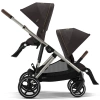 Cybex Gazelle S Wózek Spacerowy Bliźniaczy Rama Taupe Chocolate Brown