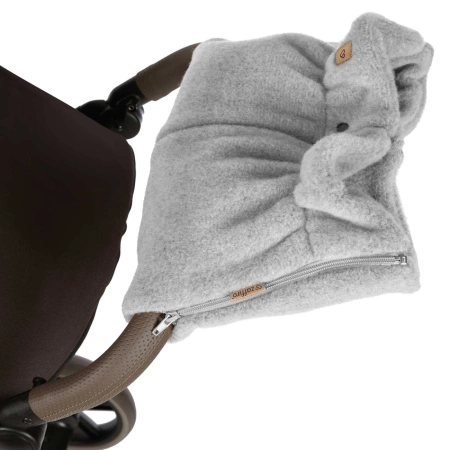 Zaffiro Sierra Mufka do Wózka Wełniana Grey