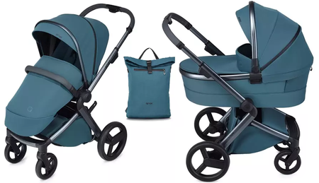 Anex L/Type Wózek Głęboko-Spacerowy z Okryciem Na Nóżki i Plecakiem Ocean