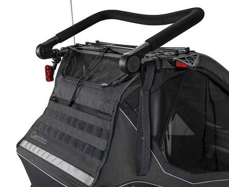 Qeridoo Kidgoo2 Przyczepka Rowerowa Steel Grey