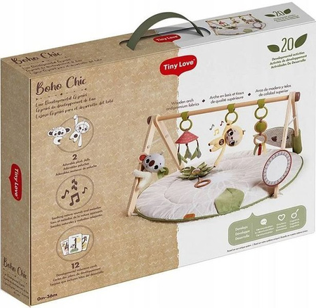 Tiny Love Gimnastyka Dla Bobasa Z Drewnianym Stojakiem Boho Chic