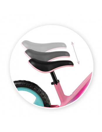 MoMi Mizo Rowerek Biegowy Różowy