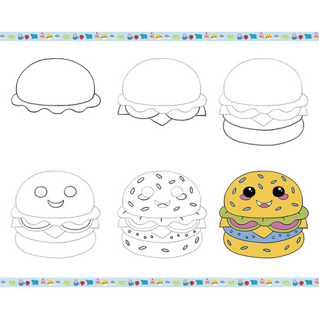 Janod Zestaw kreatywny Rysowanie krok po kroku z brokatowymi markerami 20 rysunków i kolorowanek 6+