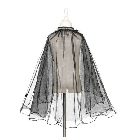 Souza! Czarny kostium peleryna tiulowa Julietta 5-7 lat