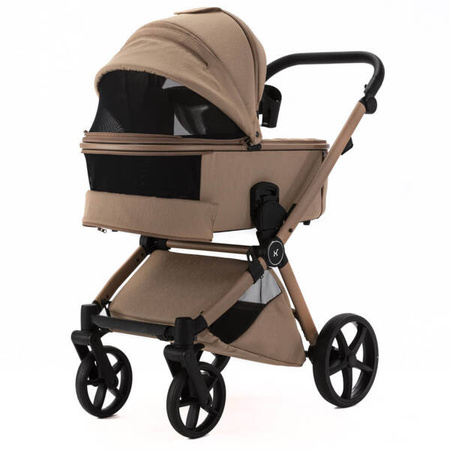 Adamex Alfa Natura Wózek Głęboko-Spacerowy Camel