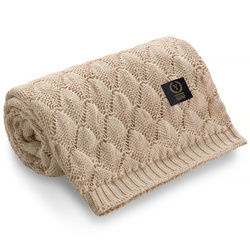 YOSOY SHELLS Ażurowy Kocyk Sunny Beige