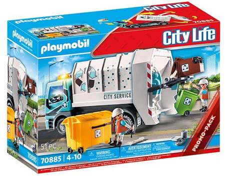 Playmobil 70885 Śmieciarka z Sygnałem Świetlnym
