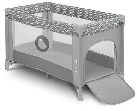 Lionelo Stefi Łóżeczko Turystyczne Concrete Multicolor