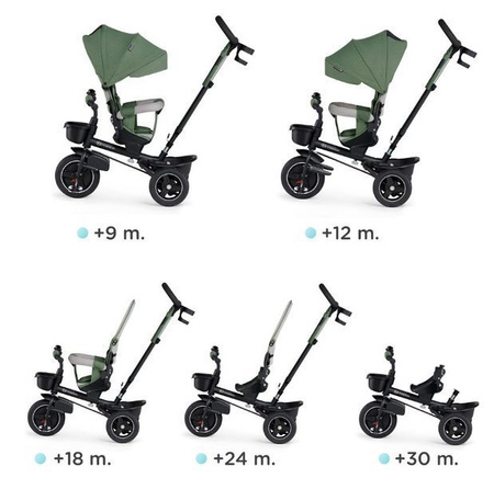 Kinderkraft Spinstep Rowerek Trójkołowy Platinium Grey