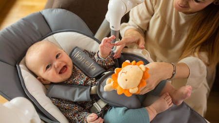 Lionelo Niles Krzesełko Do Karmienia Grey