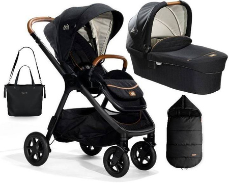 Joie Finiti Wózek Spacerowy + Godnola + Śpiworek + Torba Dla Mamy 4w1 Signature Eclipse