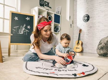 Tiny Love Gimnastyka/Mata Edukacyjna Z Pałąkami - Tiny Rockers