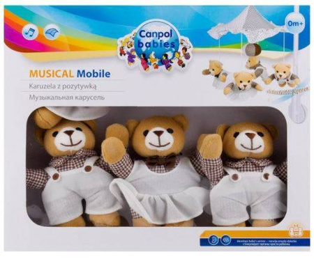 Canpol Babies Karuzela Pluszowa Misie Pod Parasolem