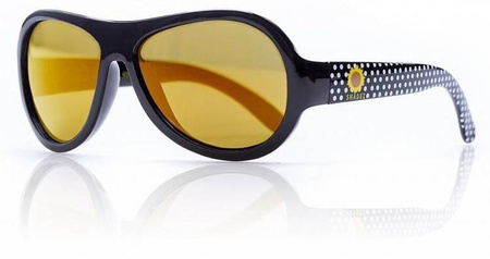 Okulary Classics Junior 3-7 Polka Sunfl. Black