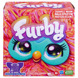  Hasbro, Interaktywna maskotka Furby, koralowy.