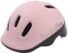 Bobike Go Mini Fotelik Rowerowy + Osłona Przeciwwiatrowa + Kask XS Cotton Candy Pink