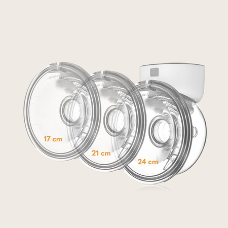 Lionelo Fidi Free Simple Laktator Muszlowy Hands-Free