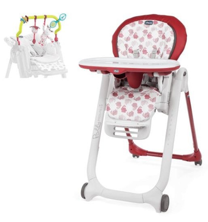 Chicco Polly Progres5 Krzesełko Do Karmienia Red