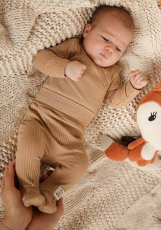 Makoma Body Dzidziuś z Długim Rękawem "Natural Harmony" Latte 68